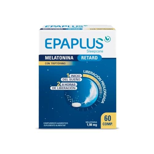 Detalle de EPAPLUS Sleepcare Melatonina Retard 8h