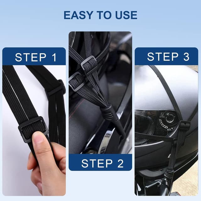 Thumbnail 5 de Romon Cinghia Elastica 60–110 cm per casco e bagagli