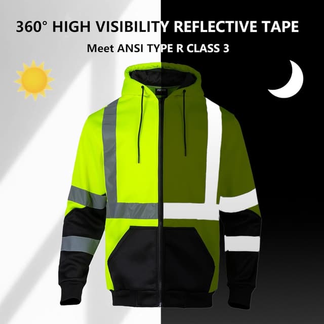 Thumbnail 4 de FONIRRA ANSI Class 3 Hi-Vis Safety Hoodie