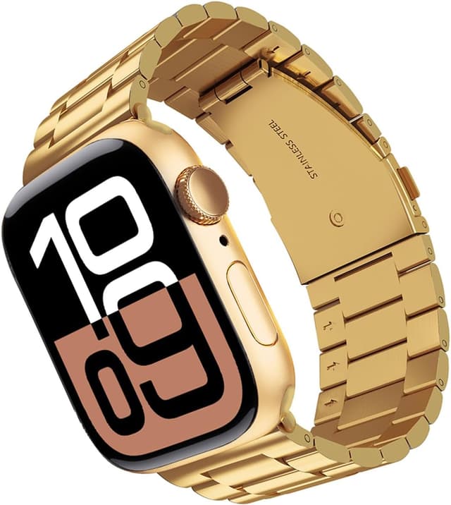 Detalle de ARTCHE Apple Watch strap stainless steel band