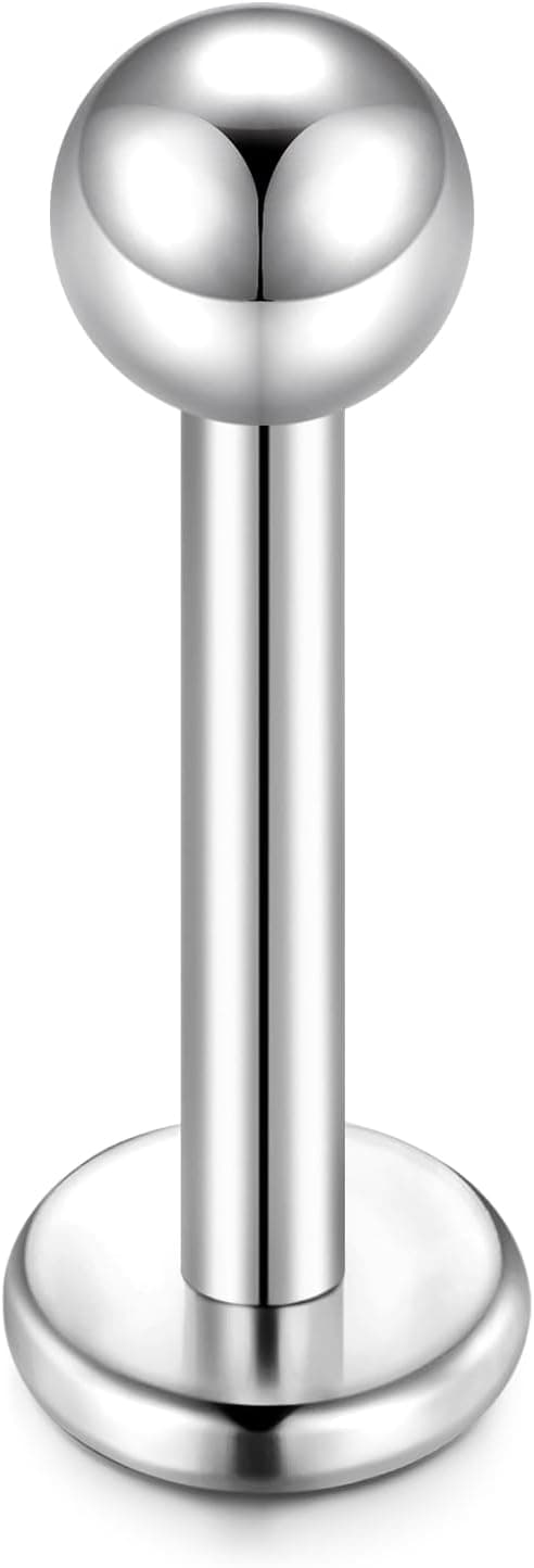 Thumbnail 5 de CIZME 16G Sterling Lip Bar Stud