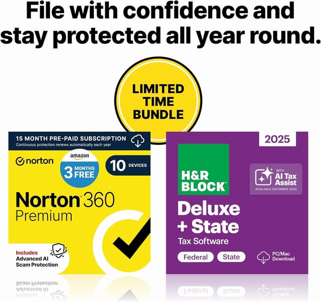 Thumbnail 4 de H&R Block Deluxe 2025 Tax Software 🧾