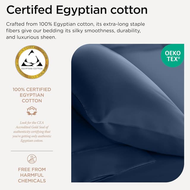 Detalle de Threadmill King Egyptian Cotton sheets, 400-thread