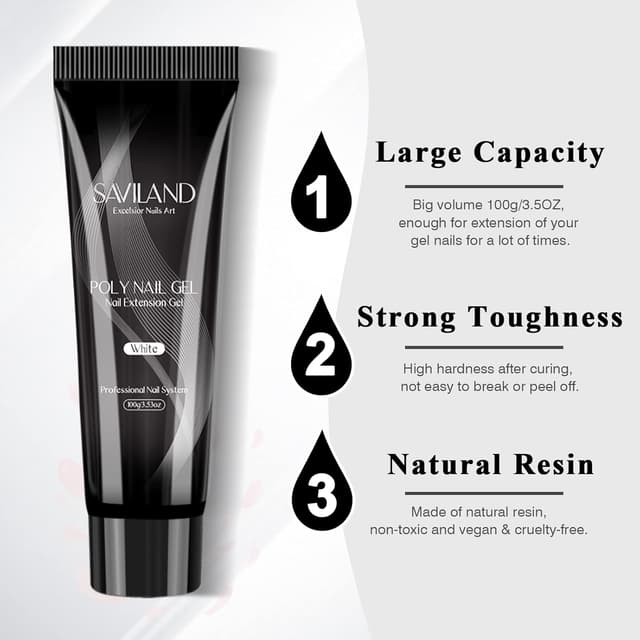 Thumbnail 5 de Saviland Poly Nail Extension Gel 100 ml