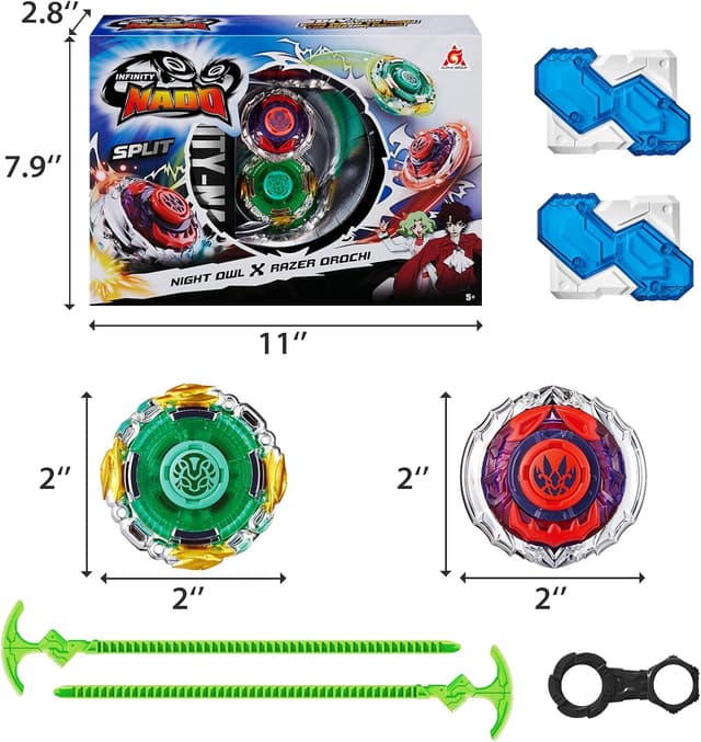 Detalle de Infinity Nado Toupie 2 en 1, duels