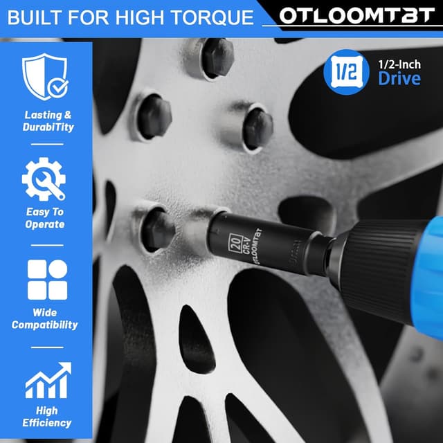 Thumbnail 2 de OTLOOMTBT 1/2" Drive Impact Socket Set — 32pcs