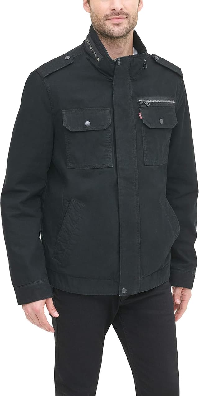 Detalle 2 de Levi's Washed Cotton Military Jacket men’s jacket