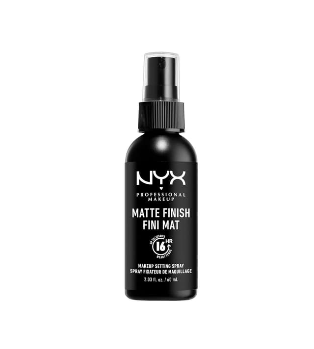 Detalle de NYX Professional Makeup Setting Spray mit mattem Finish (vegane Formel), Fixierspray für flüssiges und pudriges Make-up, 60 ml