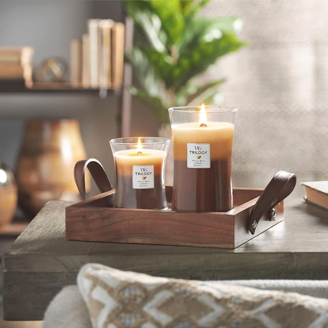 Detalle 2 de WoodWick Trilogy grande bougie jarre 130 h 🕯