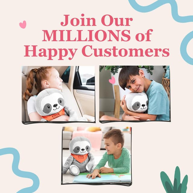 Thumbnail 5 de Lilly's Love Stevie The Sloth 5 lb Weighted Plush