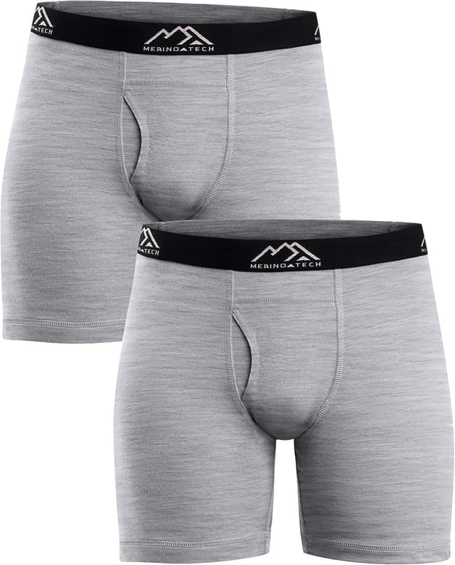 Thumbnail 6 de Merino.tech 100% Merino Herren-Boxershorts (19,5 Mikron) – atmungsaktiv, geruchsarm und feuchtigkeitsableitend