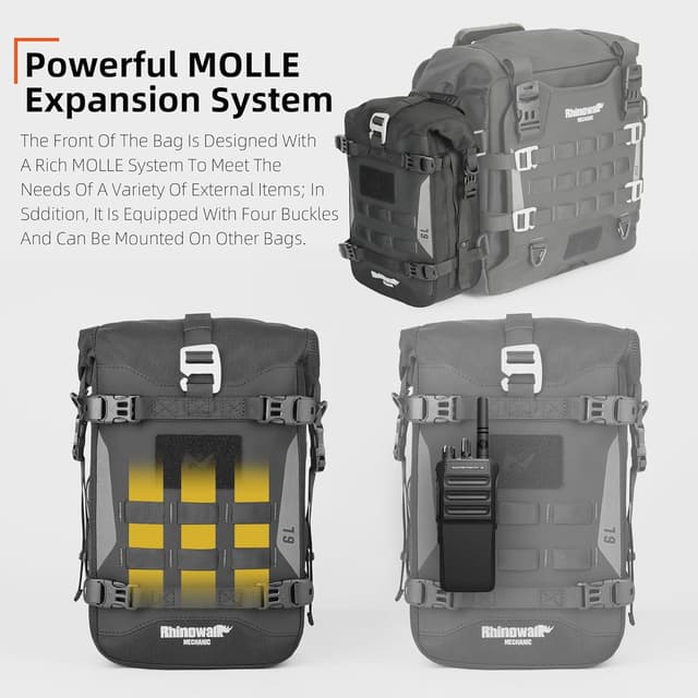 Detalle 2 de Rhinowalk Bolsa para parachoques 6 L