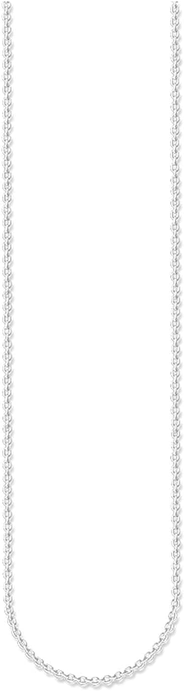 Detalle de THOMAS SABO Damen-Ankerkette aus 925 Sterling Silber, 42 cm (verstellbar 38–42 cm) – KE1105-001-12-L42v