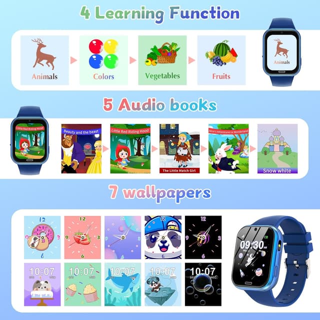 Thumbnail 4 de Ucani Kids Smart Watch 19 Games