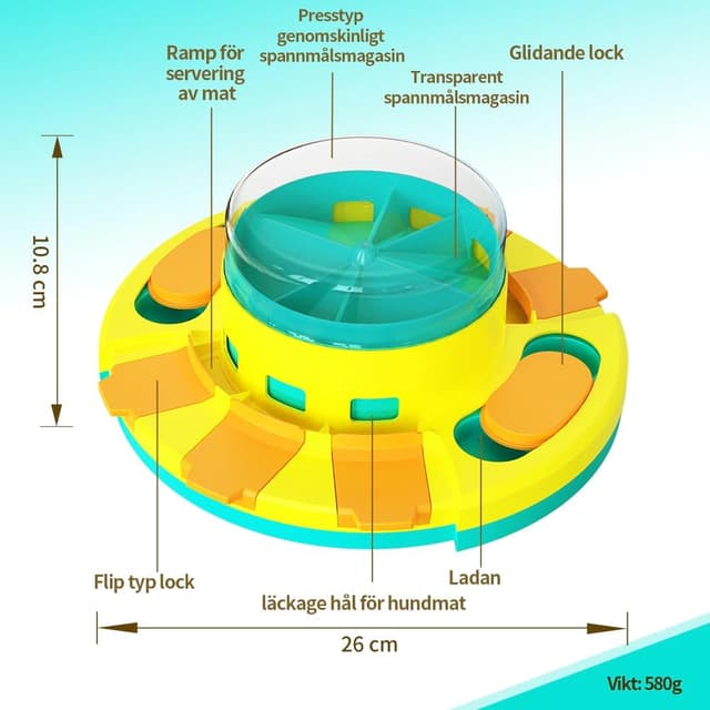 Detalle 1 de CAROZEN Hundespielzeug 6 Fächer