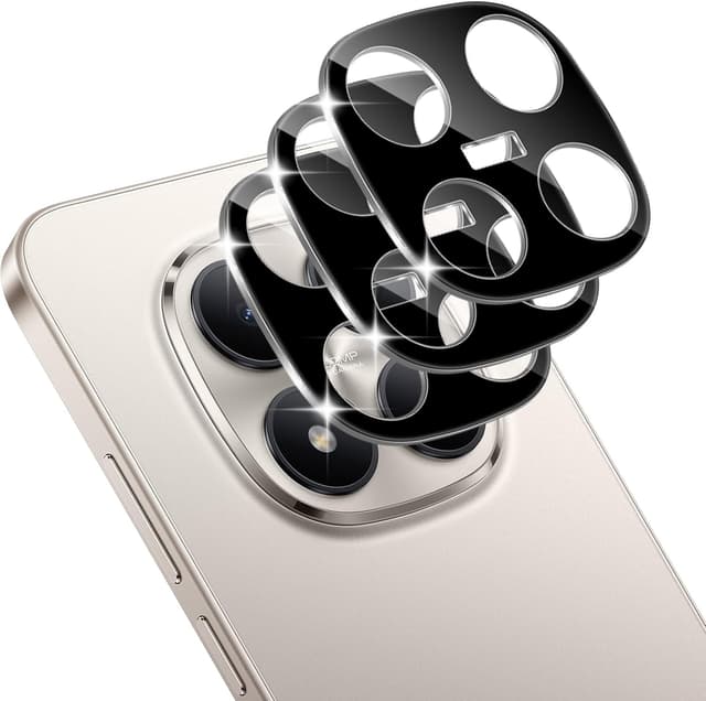 Detalle de Yenwen Kameraschutz für Xiaomi Redmi Note 15 Pro / Note 15 Pro Plus / POCO M8 Pro (3 Stück) – 9H Hartglas, HD-klar
