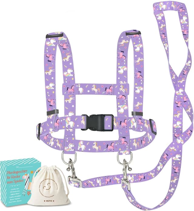 Detalle de MutoToy Pferdeleine Kinder Geschirr