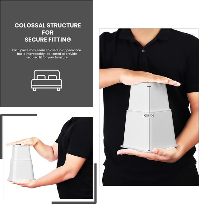 Thumbnail 4 de Utopia Bedding Elevadores Ajustables 3 alturas