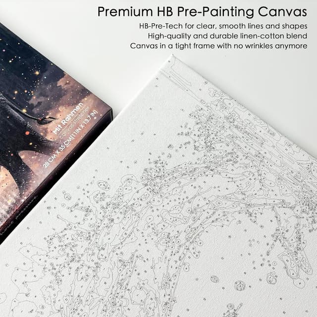 Detalle de Bougimal Malen nach Zahlen 28 x 35