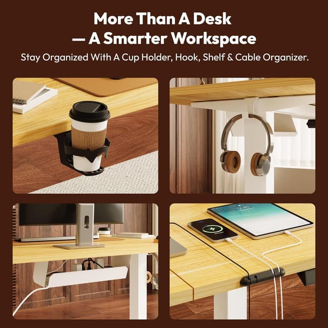 Detalle 1 de SANODESK Electric standing desk 160 x 60