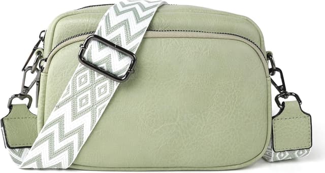 Detalle de TANTOMI Crossbody Bags for Women in vegan leather – small anti-theft style for shopping, travel and work