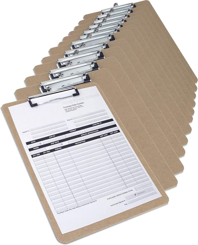 Detalle de RAPESCO 1601 Business Pack A4 clipboards 12-pack