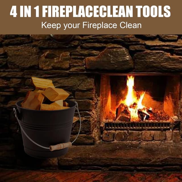 Thumbnail 6 de BRIAN & DANY Ascheeimer 5L für Kamin 🪵