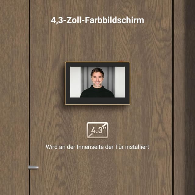 Detalle 2 de EZVIZ CP2 WLAN Türspion mit 4,3 Zoll Farbdisplay