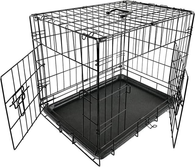 Detalle 2 de FoxHunter metal training crate 30 inch