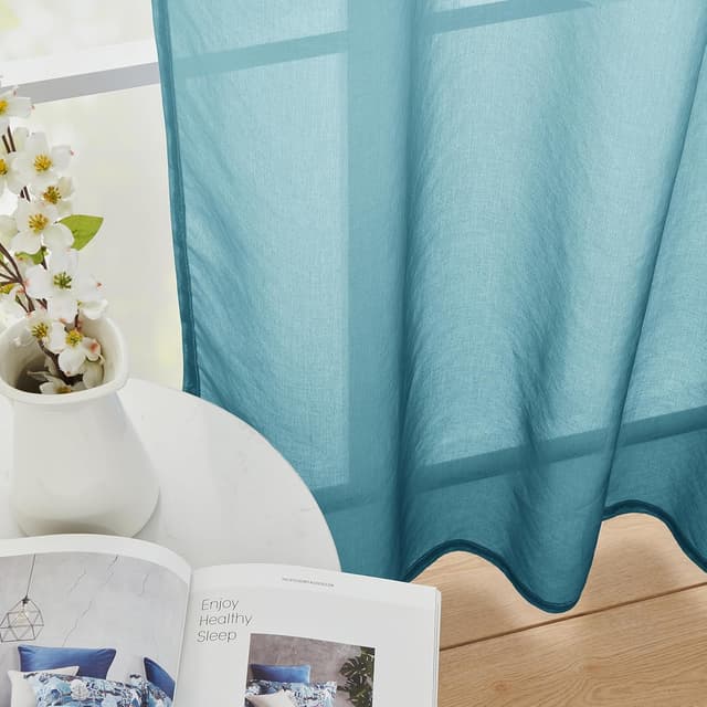 Detalle 1 de Rideau voilage dégradé Topfinel 140x225