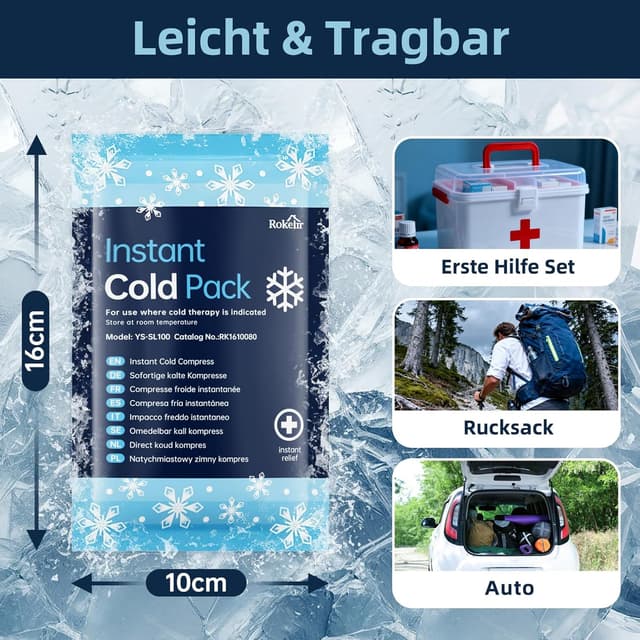 Thumbnail 2 de Rokehr Sofort-Kälte-Kompresse 10 Stück