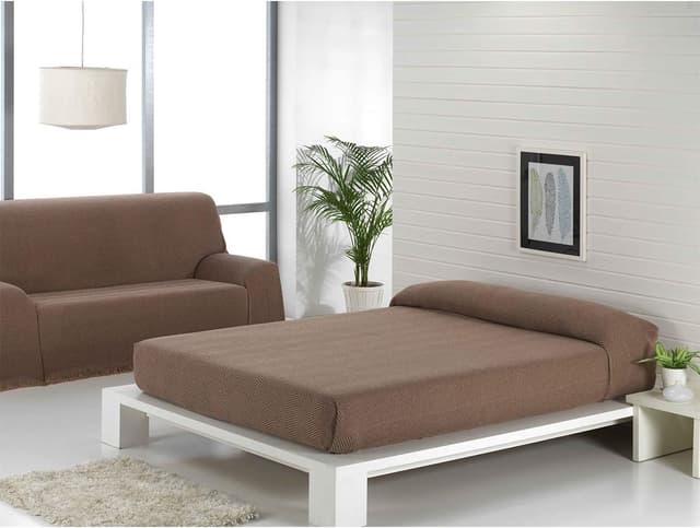 Thumbnail 1 de MERCURY TEXTIL Colcha Multiusos Sofa Camel