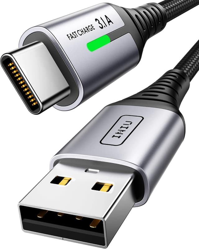 Detalle de INIU USB C Charger Cable 6.6ft 3.1A