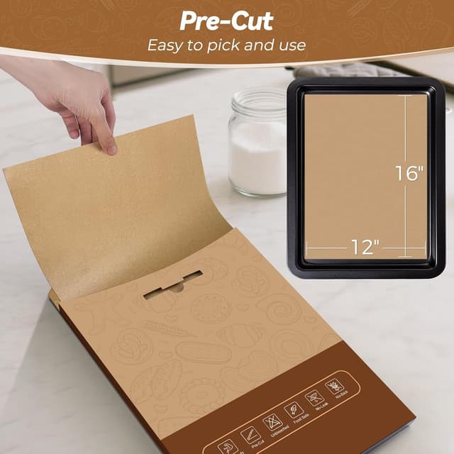 Detalle de 360 Count Parchment Paper Sheets 🧁