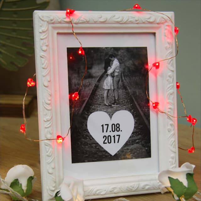 Thumbnail 6 de hellum LED Kupfer-Lichterkette „Cool-Emoji“ (10 warmweiße LEDs, 90 cm, batteriebetrieben mit 2 AA)