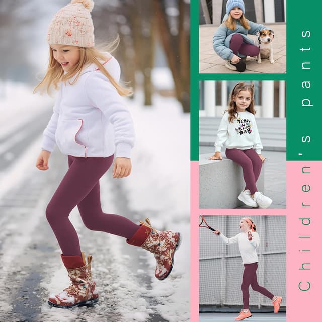 Thumbnail 4 de Nlieanuc Leggins Invernali 4-12 anni