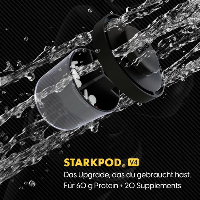 Detalle de STARKSHAKE V4 elektrischer Protein Shaker 8000 UPM