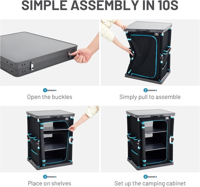 Detalle 2 de Timber Ridge Compact Camping Storage with 30 kg