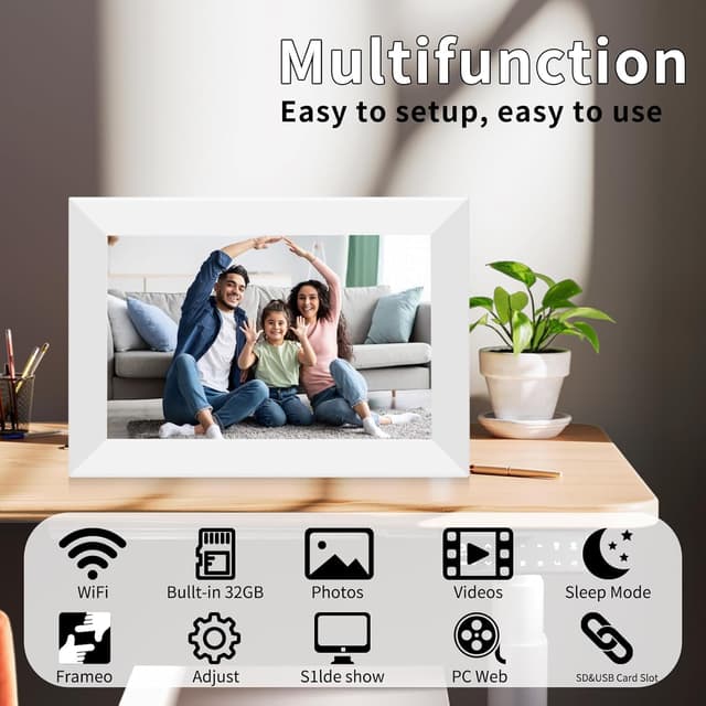 Thumbnail 2 de Frameo 10.1 inch Digital Picture Frame