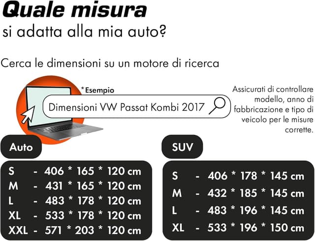Thumbnail 6 de Upgrade4cars telo copriauto anti-grandine premium da esterno imbottito e impermeabile (universale) L