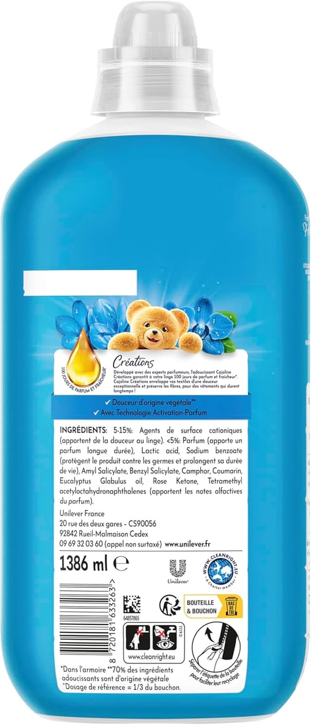 Detalle 2 de Cajoline Souffle de Fraîcheur assouplissant 1,386 L