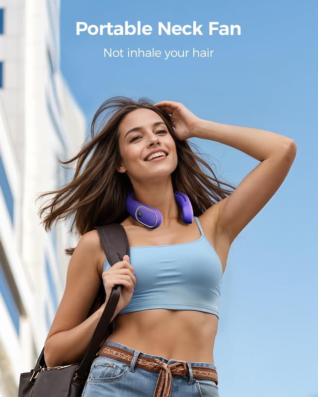 Detalle 2 de Bearwind Portable Neck Fan, 5000mAh