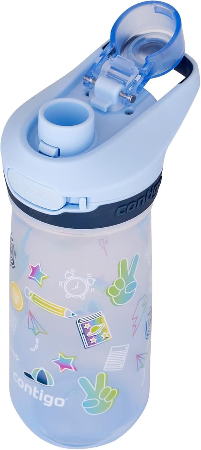 Detalle de Contigo Jessie Autopop borraccia per bambini 420 ml, anti-perdite e lavabile in lavastoviglie