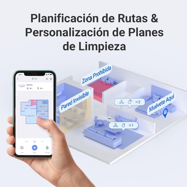 Thumbnail 2 de EZVIZ RE4 Plus: Robot Aspirador y Friegasuelos con Autovaciado 🧹