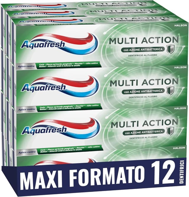 Imagen de Aquafresh Multi Action 12x75ml dentifricio 🦷 en OfertitasTOP