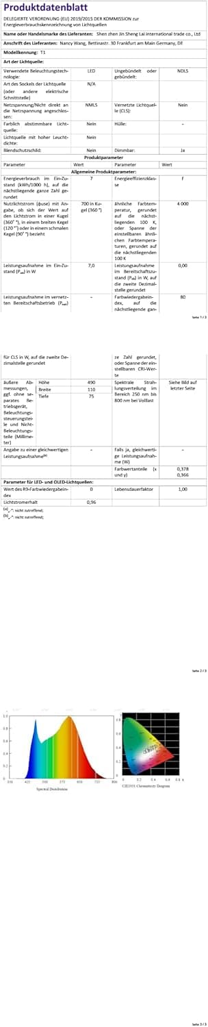 Thumbnail 6 de KNAMKY USB LED Desk Lamp, 10-level dimmer