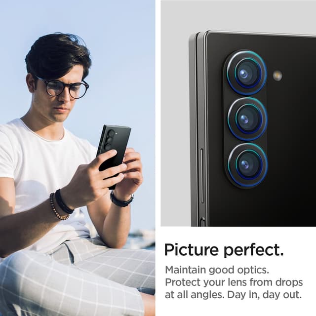 Thumbnail 3 de Spigen Glas.tR EZ Fit Pro - Protector Cámara Samsung