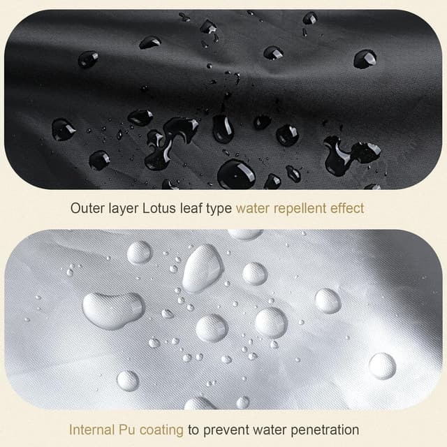 Detalle 2 de AiQInu housse de parasol de sport avec perche télescopique, tissu Oxford 210D imperméable anti-UV (265 x 40/70/50 cm, 2 pièces)