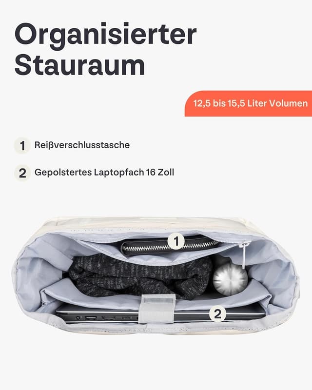 Thumbnail 4 de Johnny Urban Robin Medium Rolltop 15L Rucksack