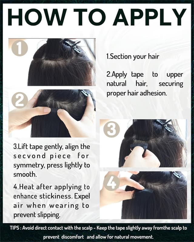 Detalle 1 de RUNATURE Extension Biadesive 45 cm 20 pz #3/8/22